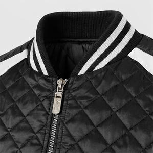 Chaqueta Universitaria Acolchada Personalizada para Hombre, Chaqueta Bomber de Béisbol al por Mayor, Chaqueta de Invierno Ligera con Logotipo Bordado - Product Image 3