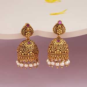 Boucles d'oreilles pendantes de style victorien - 185668 - Product Image 6
