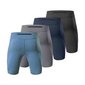 Custom Blank Summer Jogger <b>Shorts</b> <b>Men</b> Compression <b>Shorts</b> Running Cycling <b>Knee</b> <b>Length</b> Stretchy DDP shipping - Product Image 1