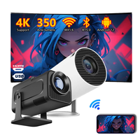 HY300 Pro HY320 Mini portátil HD 720P proyectores de vídeo inteligentes 260 ANSI para el hogar Android inalámbrico Wifi teléfono proyector portátil