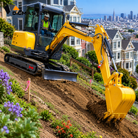 Nouvelle Mini-Excavatrice 3,5T 2026 Kubota V1505 – Pelle sur Chenilles Efficace de 3,5 Tonnes avec Attache Rapide Hydraulique et Cabine Climatisée à Vendre