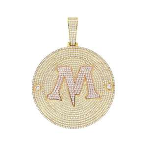 Pendentif en or personnalisé de la meilleure qualité avec un design de mot de nom, style hip-hop de luxe, collier en diamant de laboratoire pour les mariages et les événements, États-Unis - Product Image 5