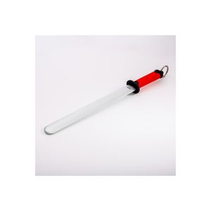 Afilador Manual de Acero Inoxidable Plano Duo de 30 cm Rojo para Materiales Metálicos - Product Image 1
