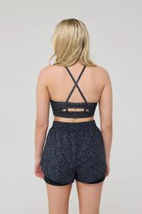 Conjuntos Deportivos Sublimados Personalizados al por Mayor para Mujer, Sujetador Deportivo Acolchado, Pantalones Cortos de Gimnasio sin Costuras, Sujetador de Yoga, Traje de Pantalones Cortos de Ciclismo para Correr - Product Image 4