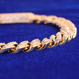 Diamant cultivé en laboratoire personnalisé glacé 22MM chaîne lien cubain Hip Hop chaîne rappeur Style Miami chaîne cubaine pour lui - Product Image 5