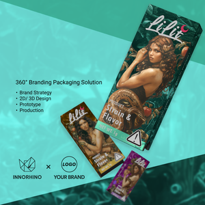 Custom Reusable High End Portable Cardboard Box UV Coating Concentrate <b>Container</b> Eco Brand Packaging - Product Image 5