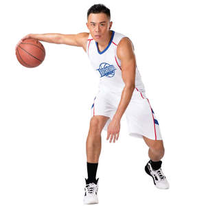 Nouveauté 2025 – Maillots de basketball pour hommes personnalisables avec logo imprimé, antibactériens, séchage rapide, ensemble d'été en maille polyester (débardeur et short) - Product Image 4