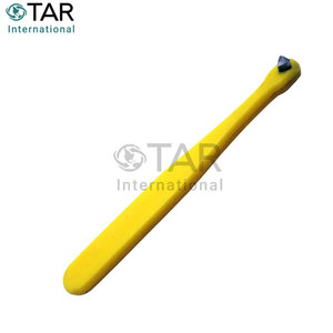 Bande molaire en nylon dentaire avec bande dentelée triangulaire en acier inoxydable, bâton de morsure en nylon, orthodontie, instruments médicaux - Product Image 4