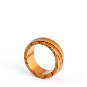 Anillo de Joyería de Moda Elegante y Minimalista de Madera de Acacia Hecho a Mano, Estilo Clásico Unisex, Personalizable, de Alta Calidad y Servicio Rápido - Product Image 1
