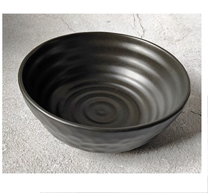 Platos de cerámica hechos a mano de 8 pulgadas, cuencos, utensilios de cocina y vajilla con acabado brillante chapados - Product Image 3