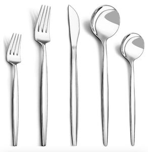 Juego de Cubiertos de Acero Inoxidable de Calidad Superior con Acabado Pulido, Perfecto para Regalos de Boda y Celebraciones de Inauguración de Casas - Product Image 3