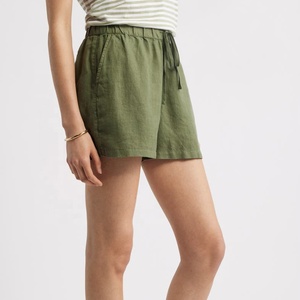 Short taille haute personnalisé pour femmes Séchage rapide Respirant Gym & Beach Wear avec élastique Vélo & Exercice de course Poche à séchage rapide - Product Image 4