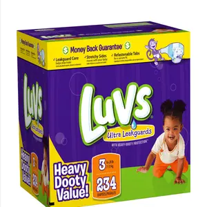 Luvs Triple Leakguards Extra Absorbent Diapers, Size 6