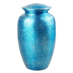 USA Flag Handcrafted Aluminium Eco-Friendly Handmade Cremation Burial <b>Urns</b> for Human Ashes Traditional Design Cylindrical Shape - Product Image 5