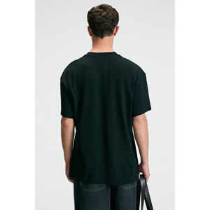 T-shirt à col rond imprimé en coton 100% pour homme GRIMELANGE NIBBLE, taille oversize - Product Image 5