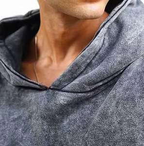 Chándal de lavado ácido para hombre Precio Nuevo elegante manga larga/Chándal de lavado ácido para hombre de ajuste cómodo hecho en fábrica - Product Image 3