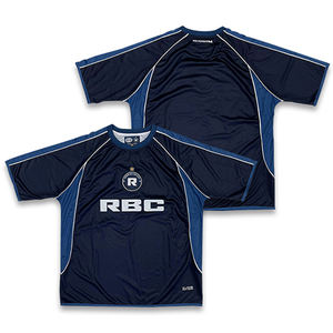 Diseño Personalizado de Ropa Urbana, Cuello en V Clásico, Antiarrugas, 100% Poliéster, Jersey Corto, Tela Retro de Secado Rápido para Fútbol - Product Image 1