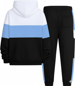 ชุดวอร์มปรับแต่งได้ตามต้องการ | สีพื้น | ดีไซน์มีฮู้ด | ผ้าฟลีซผ้าฝ้าย100% | ป้องกันแบคทีเรียระบายอากาศ | ฤดูหนาว - Product Image 2