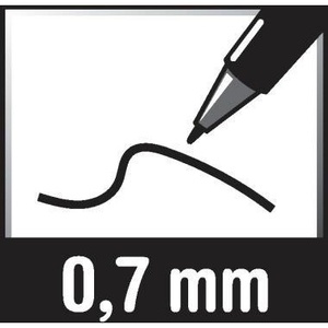 Feinmine STAEDTLER Mars Micro Carbon 250 0,7mm B Paquete de 12 Minas de Lápiz Negras - Product Image 3