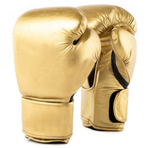 Nuevos guantes de boxeo de combate de cuero genuino de alta calidad con diseño personalizado Guantes de boxeo hechos profesionalmente para adultos - Product Image 1