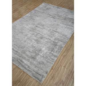Alfombras Tejidas a Mano de Lana y Viscosa con Patrón Abstracto Gris Sile y Negro para Uso Doméstico - Phwv-92 - Product Image 2