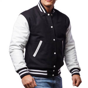 Chaqueta de manga de cuero de secado rápido, diseño OEM personalizado de la mejor calidad, chaqueta del equipo universitario, Funda de cuero, precio barato - Product Image 4