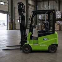 Chariot élévateur électrique 4 roues Aomai Smart 2 tonnes, hauteur de levage 3 m, certifié CE, batterie lithium-ion, garantie 1 an, livraison gratuite