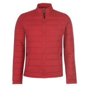 Venta al por mayor chaqueta acolchada ligera para hombre cortavientos de invierno transpirable con cierre de cremallera impermeable y de talla grande a la venta - Product Image 3