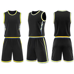 Vêtements de sport de basket-ball avec logo personnalisé direct d'usine-Uniforme respirant pour adultes avec design imprimé en gros - Product Image 1