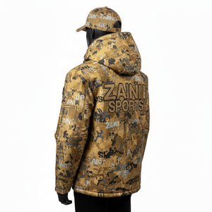 Premium Softshell <b>Jacket</b> 320GSM Waterproof Breathable <b>Camo</b> Design Panel Construction Custom Logo softshell <b>Jacket</b> for <b>man</b> - Product Image 4