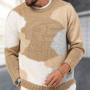 Pull en laine tendance pour homme, doux, confortable, décontracté, pull en cachemire mélangé pour homme, luxueux, doux, chaud - Product Image 4