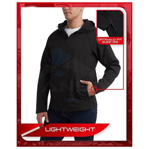 Chaqueta de lluvia para correr transpirable impermeable de nailon de poliéster de alta calidad para hombres Softshell ligero con empacable - Product Image 5