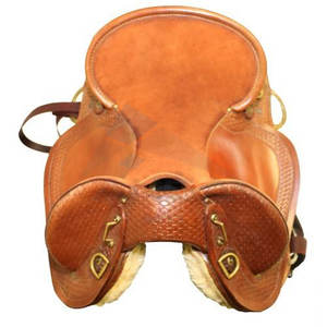 Tapis de selle en cuir véritable et selles de course Western abordables Fournitures d'équitation de haute qualité Doublure chaude - Product Image 3