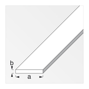 Profilo Piatto Bianco 20x2 Cm H.200 - Product Image 1