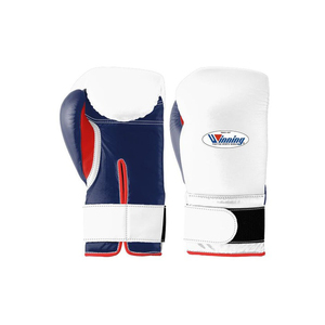 Vente en gros Dernier modèle gagnant Gants de boxe à sangle en cuir de vachette véritable de qualité supérieure Gant de sparring professionnel - Product Image 1
