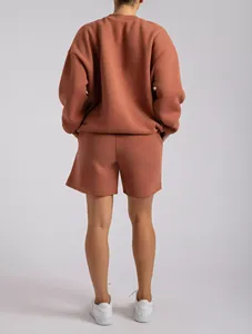 เสื้อสเวตเชิ้ตคอกลมแบบสั่งทำพิเศษสำหรับฤดูหนาวปี 2024 ของ Expodain Sport สำหรับผู้หญิง ผ้าฝ้าย 100% กันลม สวมใส่สบาย สไตล์ลำลอง สตรีทแวร์ ฮิป - Product Image 2