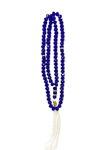 Perles de prière islamiques en résine polie de haute qualité pierre naturelle 33 perles Tasbih Misbaha chapelet collier de mode écologique - Product Image 6