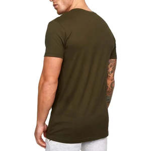 Camiseta Casual de Manga Corta para Hombre, 300 Gramos, Cuello Redondo, Diseño Sólido, Tejido de Punto Bordado, 100% Algodón, Antiarrugas - Product Image 6