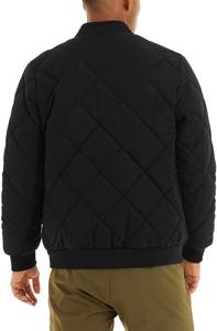 Veste bomber unisexe décontractée confortable en polaire à col montant réversible imperméable de couleur unie avec fermeture éclair - Product Image 3