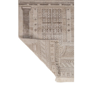 Khidki <b>Large</b> Area Hand Knotted Wool & Bamboo Silk <b>Rugs</b> Rectangle Novelty Pattern for Home & Hallway LRB-1815 Living Room Carpet - Product Image 5