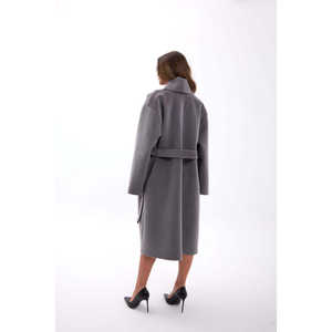 Abrigo de Invierno 7478 en Tela Tejida Gris - Product Image 2