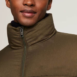 Venta al por mayor de los hombres de abajo abrigo cálido logotipo personalizado de invierno al aire libre de los hombres de la burbuja Chaqueta Puffer - Product Image 4