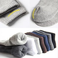 Chaussettes Athlétiques Décontractées pour Hommes, Jetables, Haute Qualité, 12 Paires, Épaisses, Chaudes, Respirantes, Anti-Bactériennes, pour l'Automne et l'Hiver
