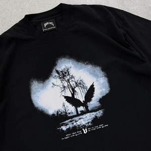 <b>Black</b> Oversized T-<b>Shirt</b> Streetwear Casual Cotton <b>Tee</b> Punk Rock Fashion Top 100% cotton T-<b>shirt</b> for men loose fit printed 2025 - Product Image 4