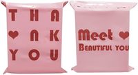 Bolsas de Envío Personalizadas en Verde, Rosa y Blanco, Bolsas de Correo PLA de 2.5 Mil, Sobres de Plástico para Envíos, Bolsas de Mensajería con Logotipo, Embalaje para Ropa
