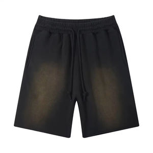 Shorts de jogging décontractés pour hommes, vêtements de sport d'été, séchage rapide, coton French Terry, look vintage délavé à l'acide - Product Image 5