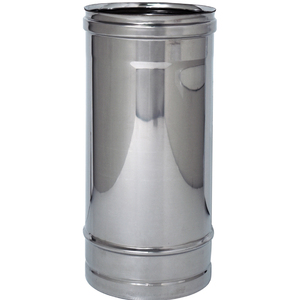 Tubo in Acciaio Inox AISI 304 per Stufa 13x100 cm - Product Image 1