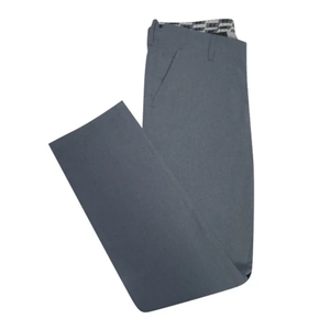 Pantalon long uni pour homme Handee, coupe classique, respirant, fermeture boutonnée, tissé en spandex/coton, style vintage, sans coutures, pour le golf - Product Image 1