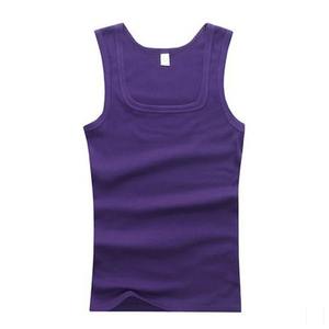 Camisetas sin mangas con cuello en V para hombre, transpirables, de mezcla de poliéster/algodón, estilo urbano personalizado, para gimnasio y running, con estampado por transferencia térmica, 240g - Product Image 6