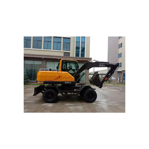 Excavadora de ruedas con caja, máquina robusta eficiente construida para construcción de carreteras, paisajismo y excavación de materiales - Product Image 1